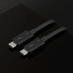 Plexgear Thunderbolt 4 USB-C-kabel 70 cm Svart