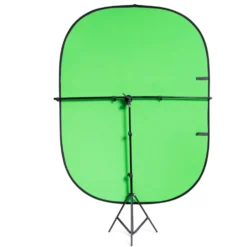 Plexgear Tofarget Green Screen med stativ 1,5x2 m
