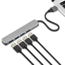 Plexgear USB-A-hub CB222 med USB-A-tilkobling 4-veis