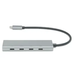 Plexgear USB-C-hub med 4 porter