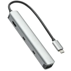 Plexgear USB-C-multiadapter CB1024 - 6 porter