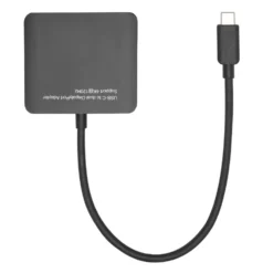 Plexgear USB-C- til 2x DisplayPort-adapter