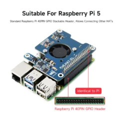 PoE+ Hat for Raspberry Pi 5
