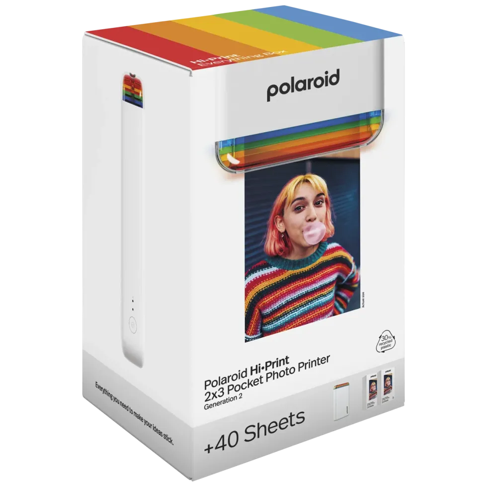 Polaroid Hi-Print Gen 2 Kit Portabel fotoskriver Hvit