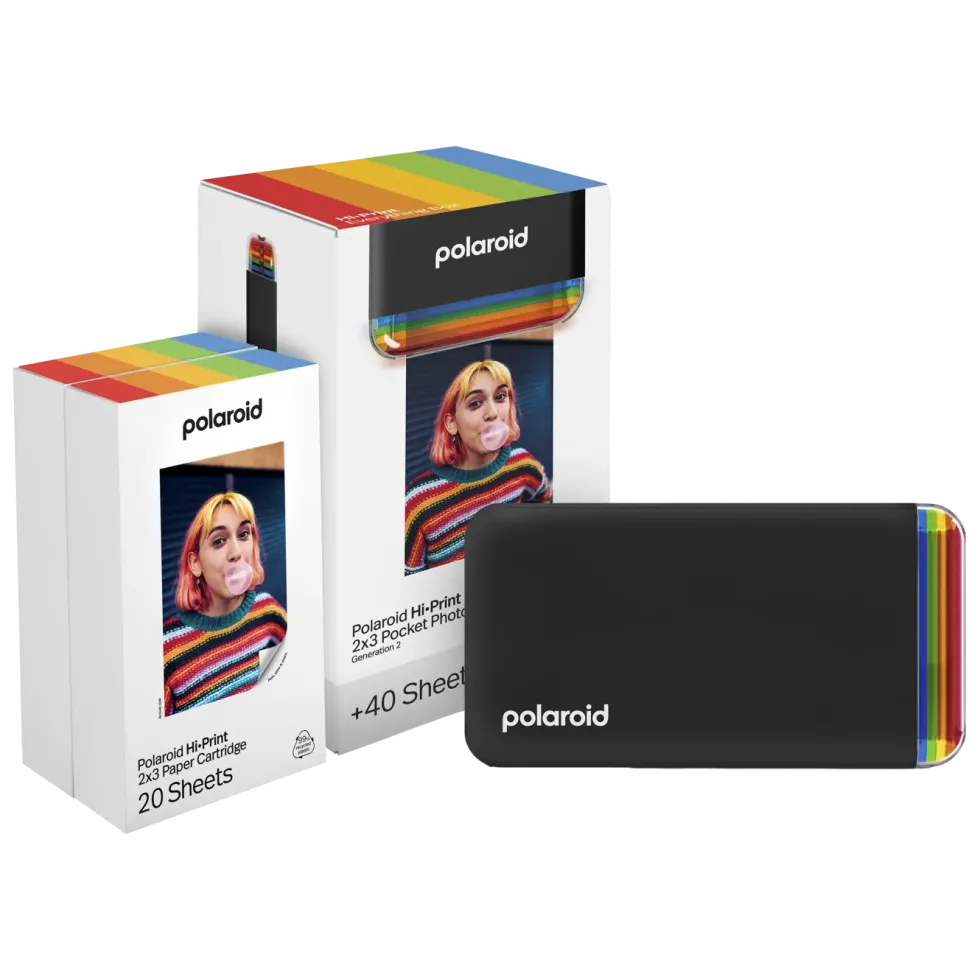 Polaroid Hi-Print Gen 2 Kit Portabel fotoskriver Svart