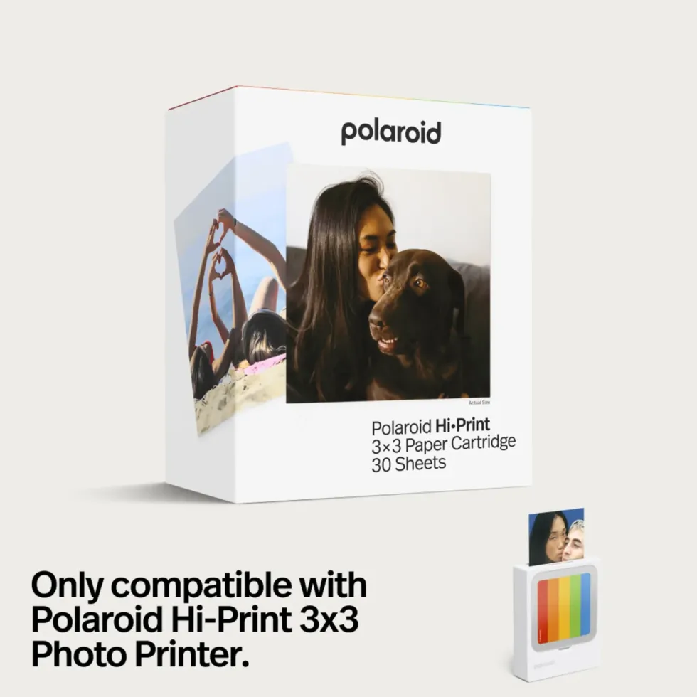 Polaroid Hi·Print 3×3 papirkassett 30 ark