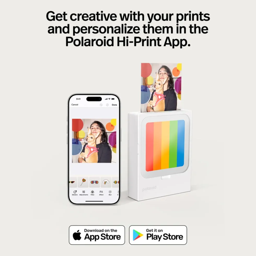 Polaroid Hi·Print 3×3 papirkassett 30 ark