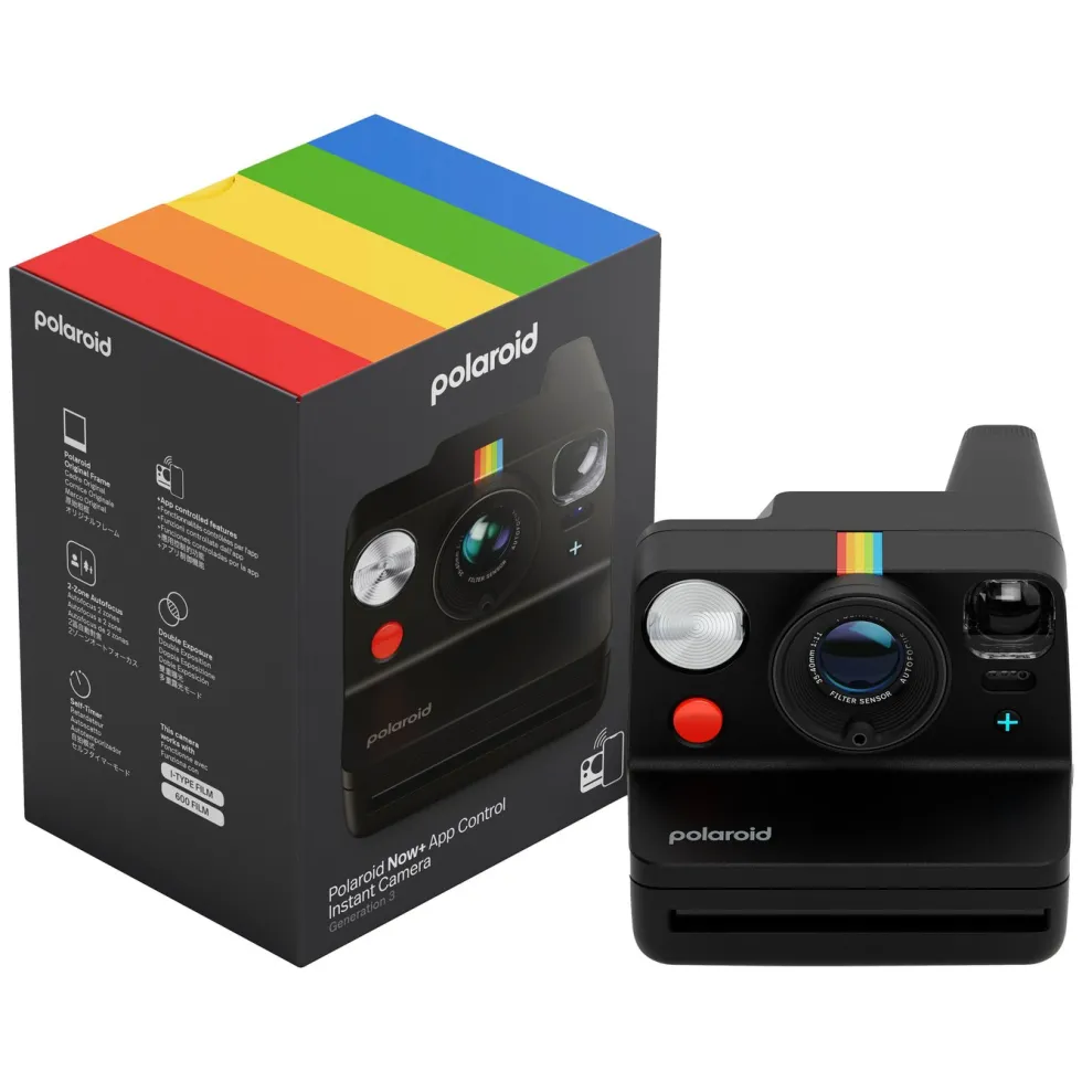 Polaroid Now+ Gen 3 Black