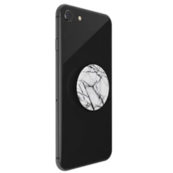 Popsockets Avtakbart grep for mobil White Marble