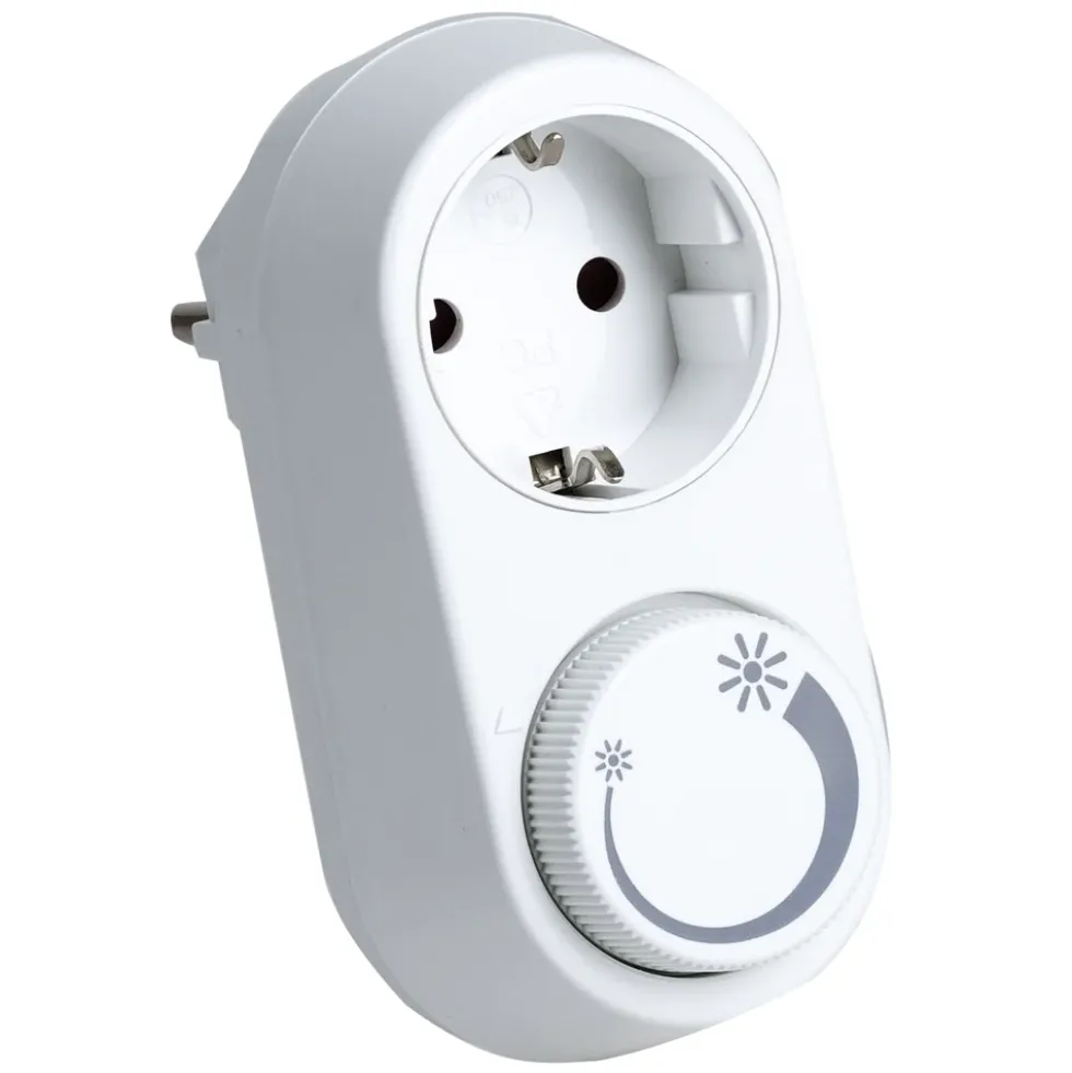 Portabel dimmer for LED-, gløde- og halogenlys 3-200 W
