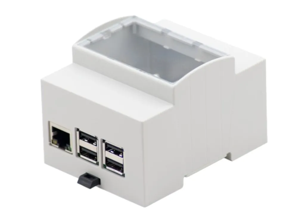 Raspberry Pi Chassi för DIN-skinne