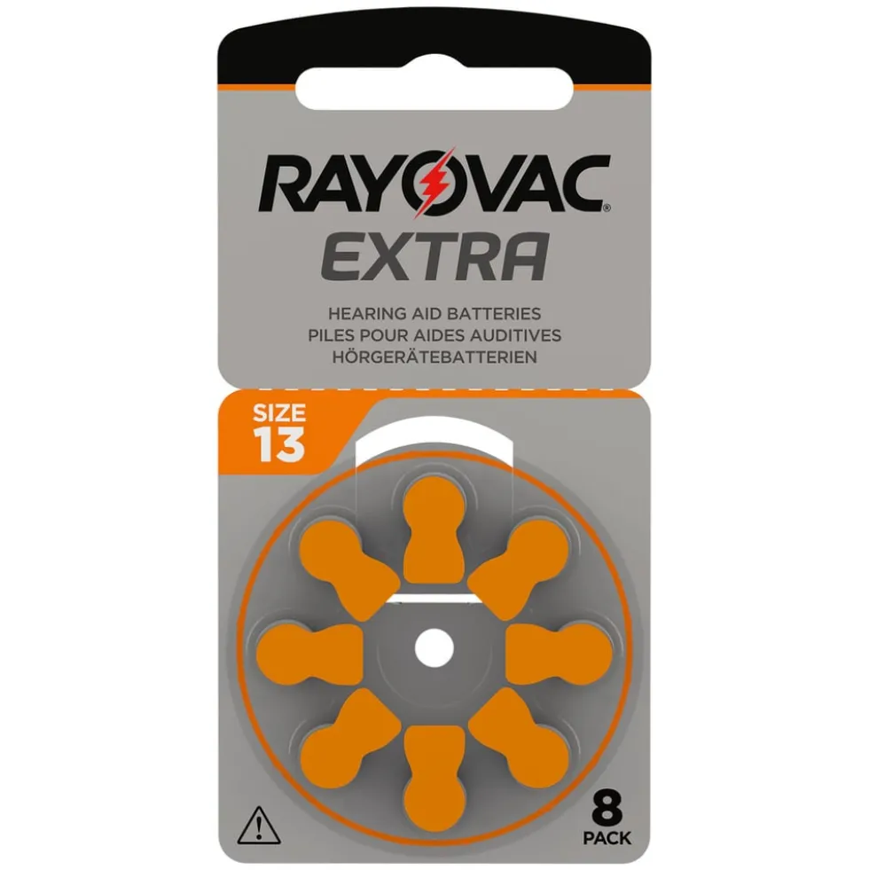 Rayovac Høreapparatbatterier Oransje ZA13 8-pk.