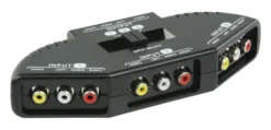 RCA-switch, 3-veis