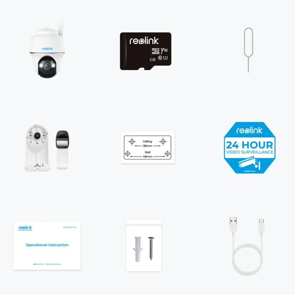 Reolink Go Series G430 - Utendørs 4G LTE Kamera 2K