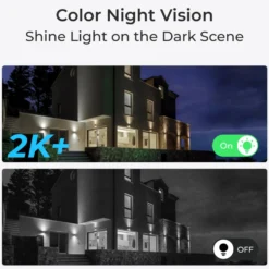 Reolink Home Hub med 4x Argus 3 Pro 2K-kamera