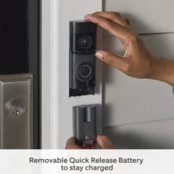 Ring Battery Video Doorbell Plus videodørklokke Nickel Silver