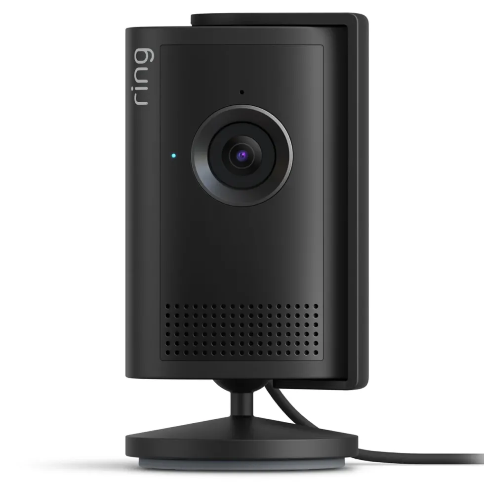Ring Indoor Camera Plus - Retinal 2K overvåkingskamera Svart