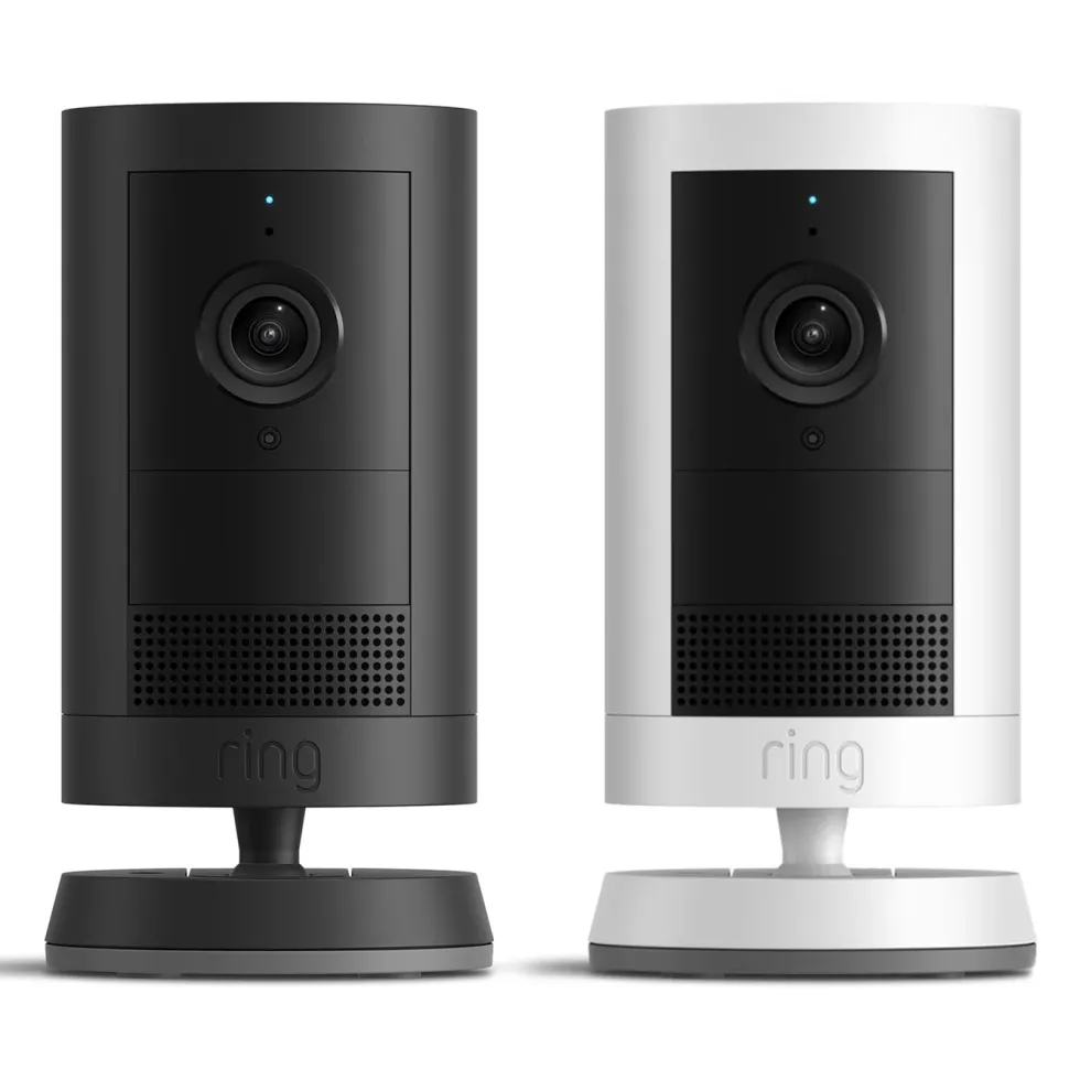 Ring Outdoor Cam Plus Battery - Retinal 2K overvåkingskamera Hvit