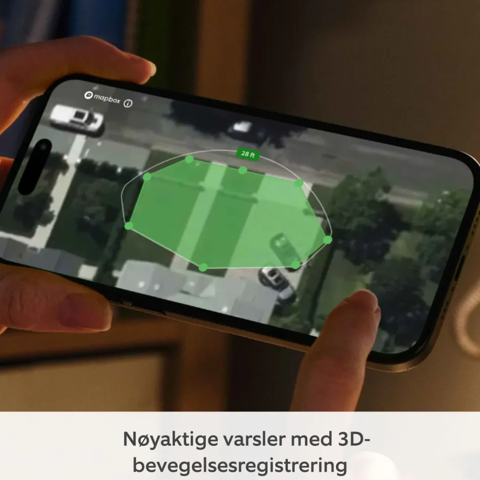 Ring Outdoor Cam Pro Plug-in - Retinal 4K overvåkingskamera Svart