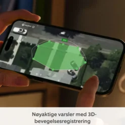 Ring Outdoor Cam Pro Plug-in - Retinal 4K overvåkingskamera Hvit