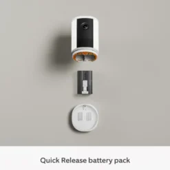 Ring Spotlight Cam Battery (2nd Gen) trådløst overvåkingskamera Svart