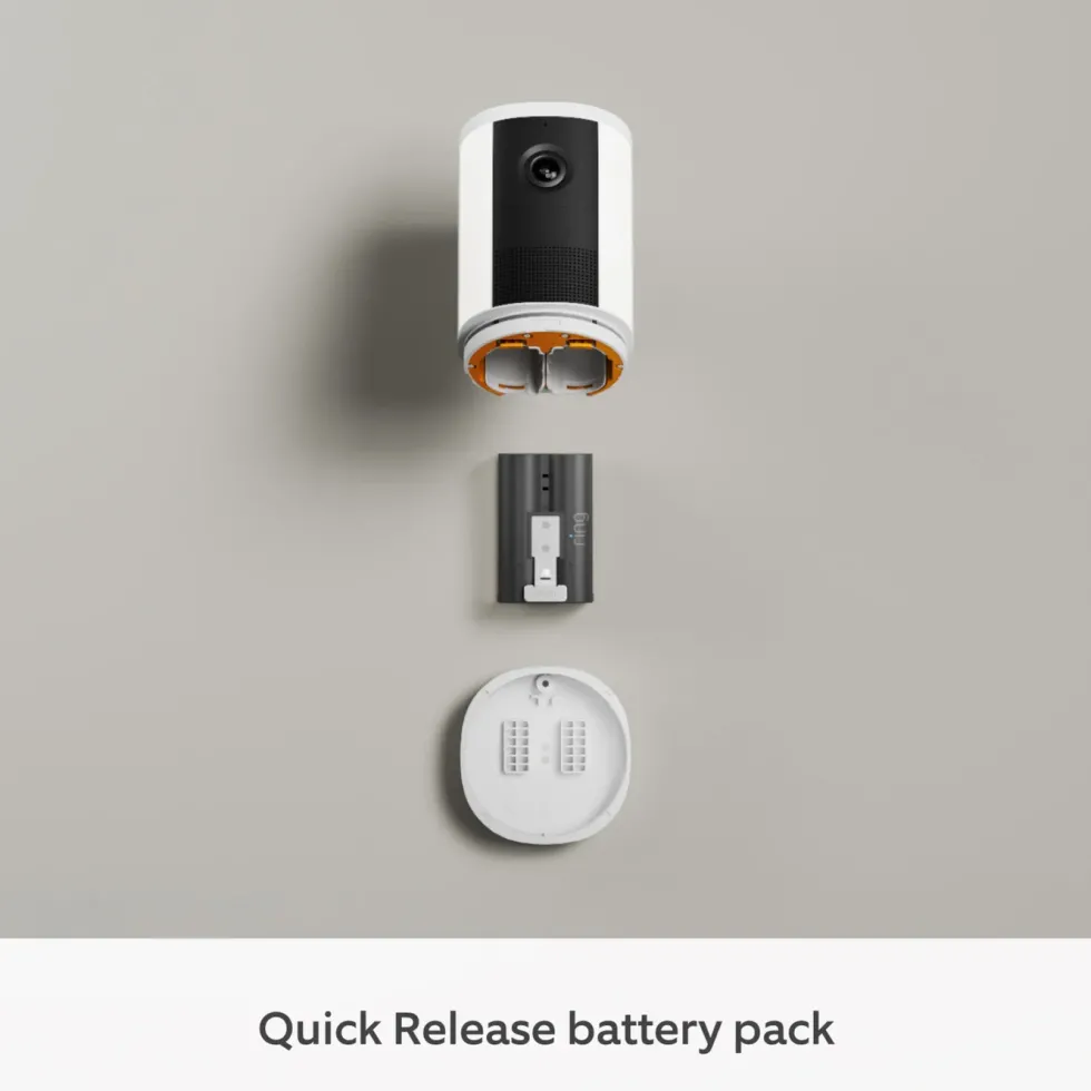 Ring Spotlight Cam Battery (2nd Gen) trådløst overvåkingskamera Svart