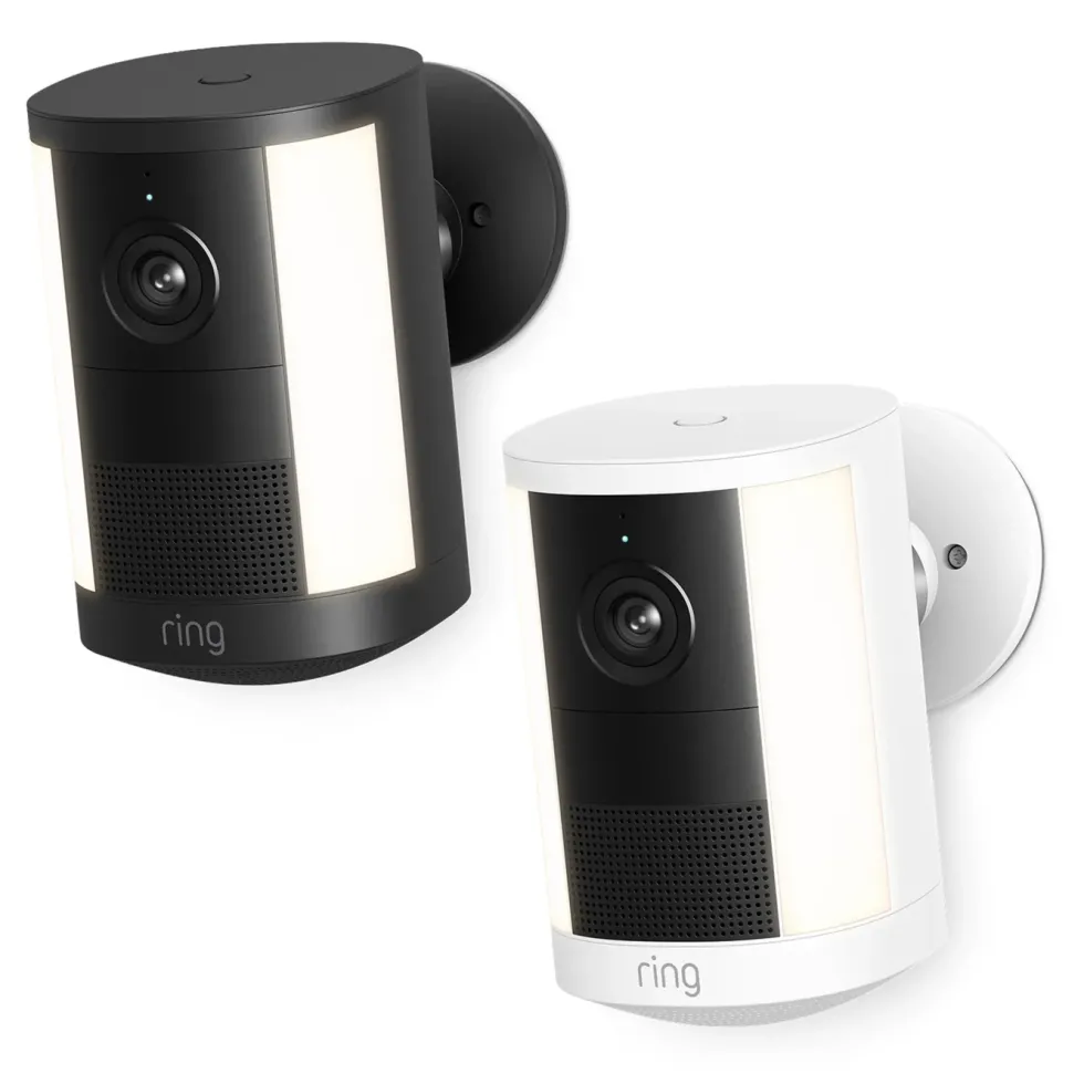 Ring Spotlight Cam Battery (2nd Gen) trådløst overvåkingskamera Svart