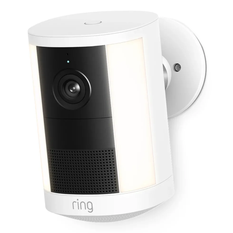 Ring Spotlight Cam Battery (2nd Gen) trådløst overvåkingskamera Hvit
