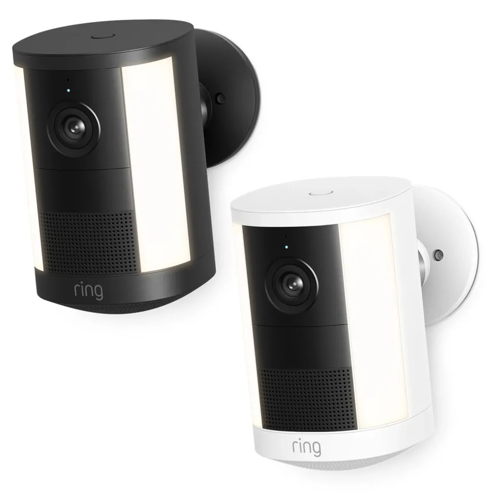Ring Spotlight Cam Battery (2nd Gen) trådløst overvåkingskamera Hvit
