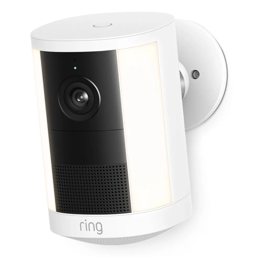 Ring Spotlight Cam Battery (2nd Gen) trådløst overvåkingskamera Hvit