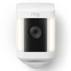 Ring Spotlight Cam Plus Battery Trådløst overvåkingskamera Hvit