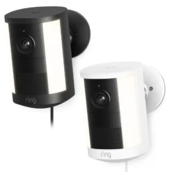Ring Spotlight Cam Pro plug-in overvåkingskamera Hvit
