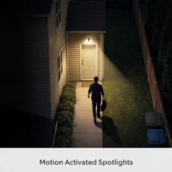 Ring Spotlight Cam Pro plug-in overvåkingskamera Svart