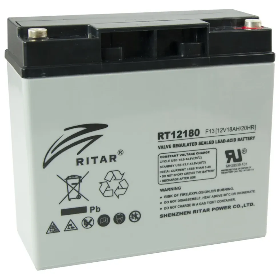 Ritar Blyakkumulator 12 V 18 Ah