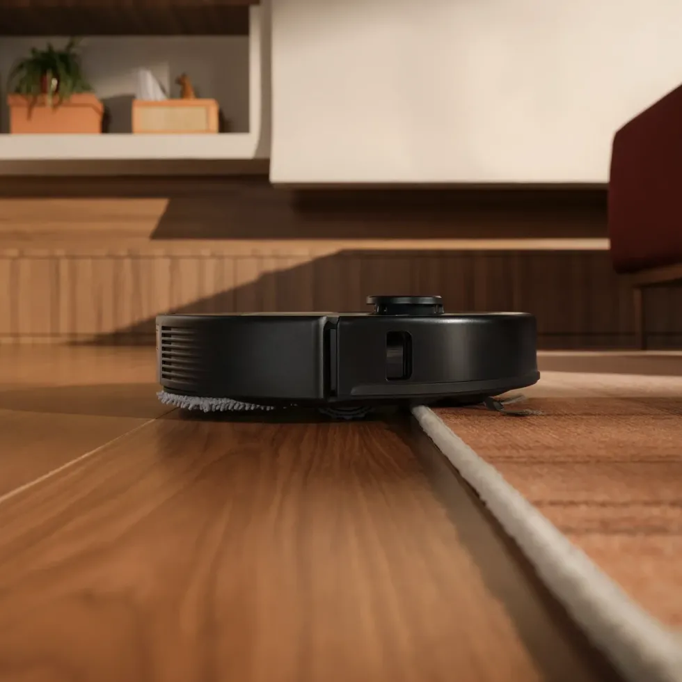 Roborock Qrevo S Pro robotstøvsuger med basestasjon Svart