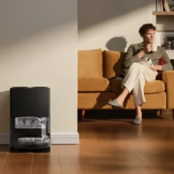 Roborock Qrevo S Pro robotstøvsuger med basestasjon Svart