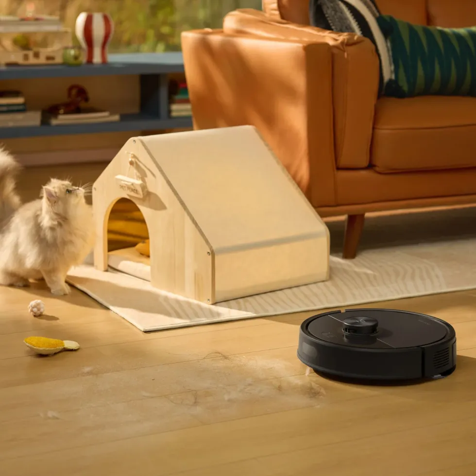 Roborock Q7 TF+ robotstøvsuger med basestasjon Svart