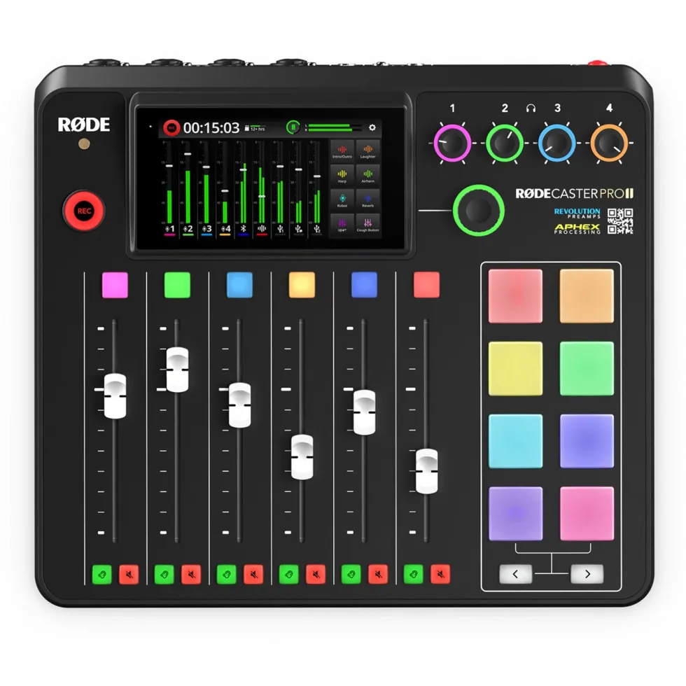 Rode Rodecaster PRO II Podcasting Bundle 4