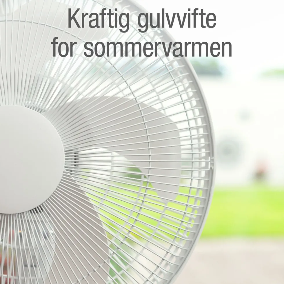 Rubicson Gulvvifte med fjernkontroll Ø35 cm