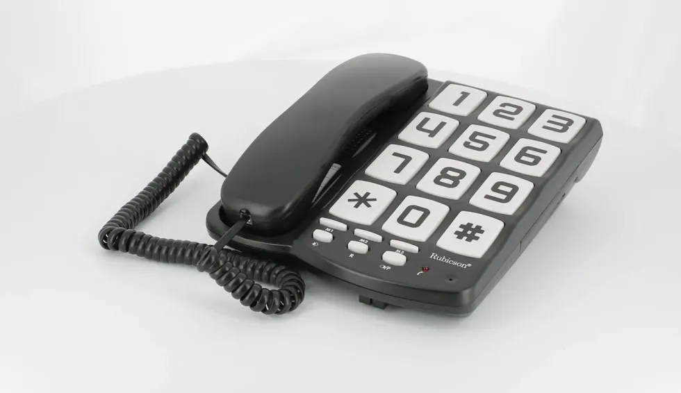 Rubicson Lettbetjent hjemmetelefon