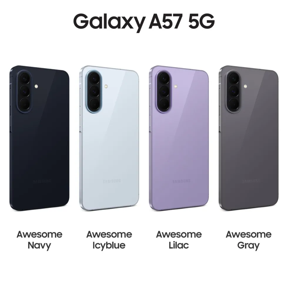 Samsung Galaxy A57 5G Isblå