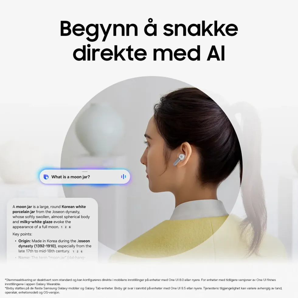 Samsung Galaxy Buds4 Pro Hvit