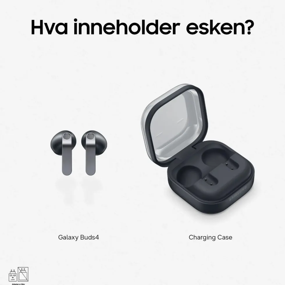 Samsung Galaxy Buds4 Svart