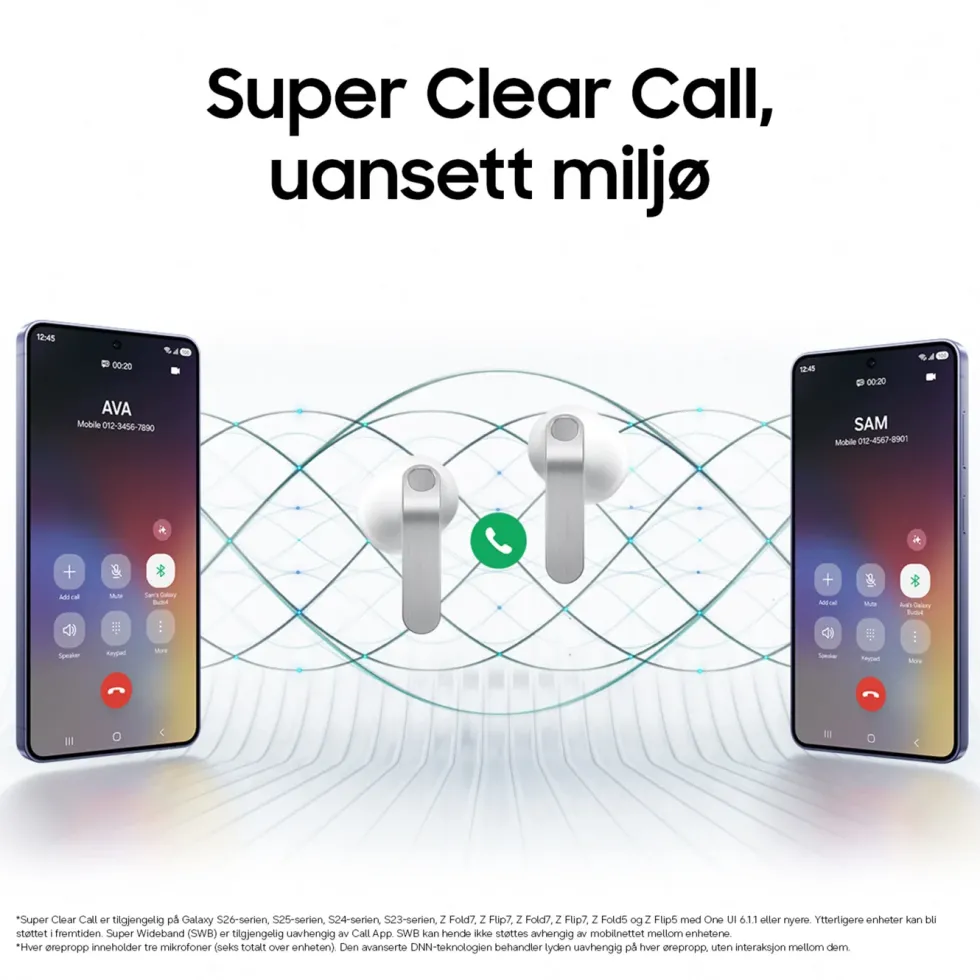 Samsung Galaxy Buds4 Svart