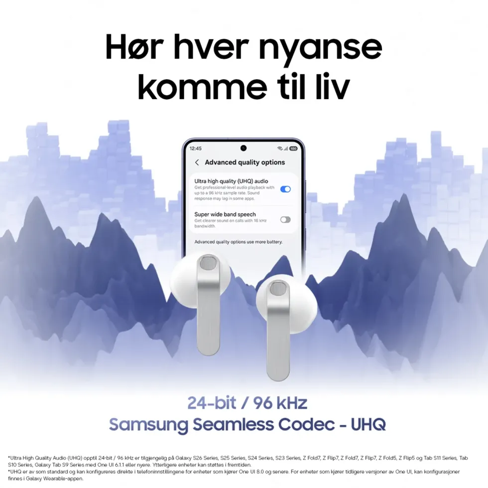 Samsung Galaxy Buds4 Svart