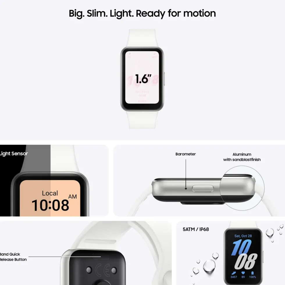 Samsung Galaxy Fit 3 Sølvfarget