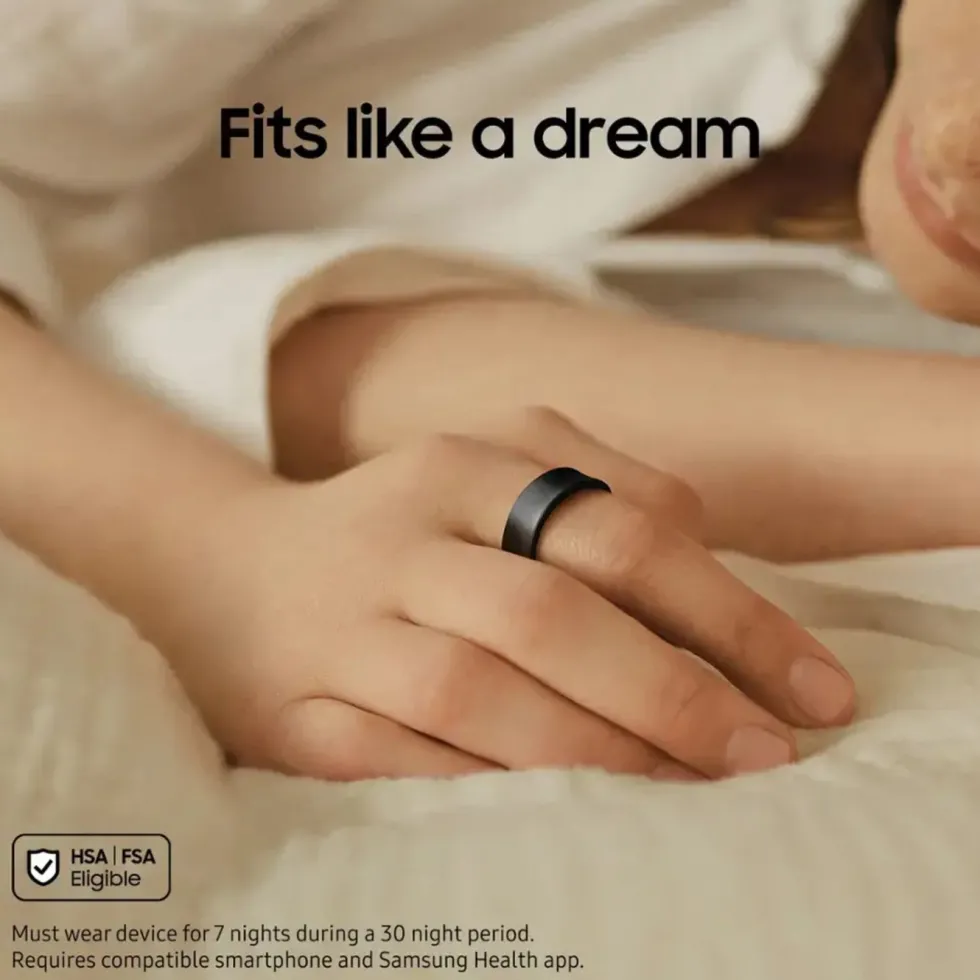 Samsung Galaxy Ring - Titanium Silver Størrelse 7