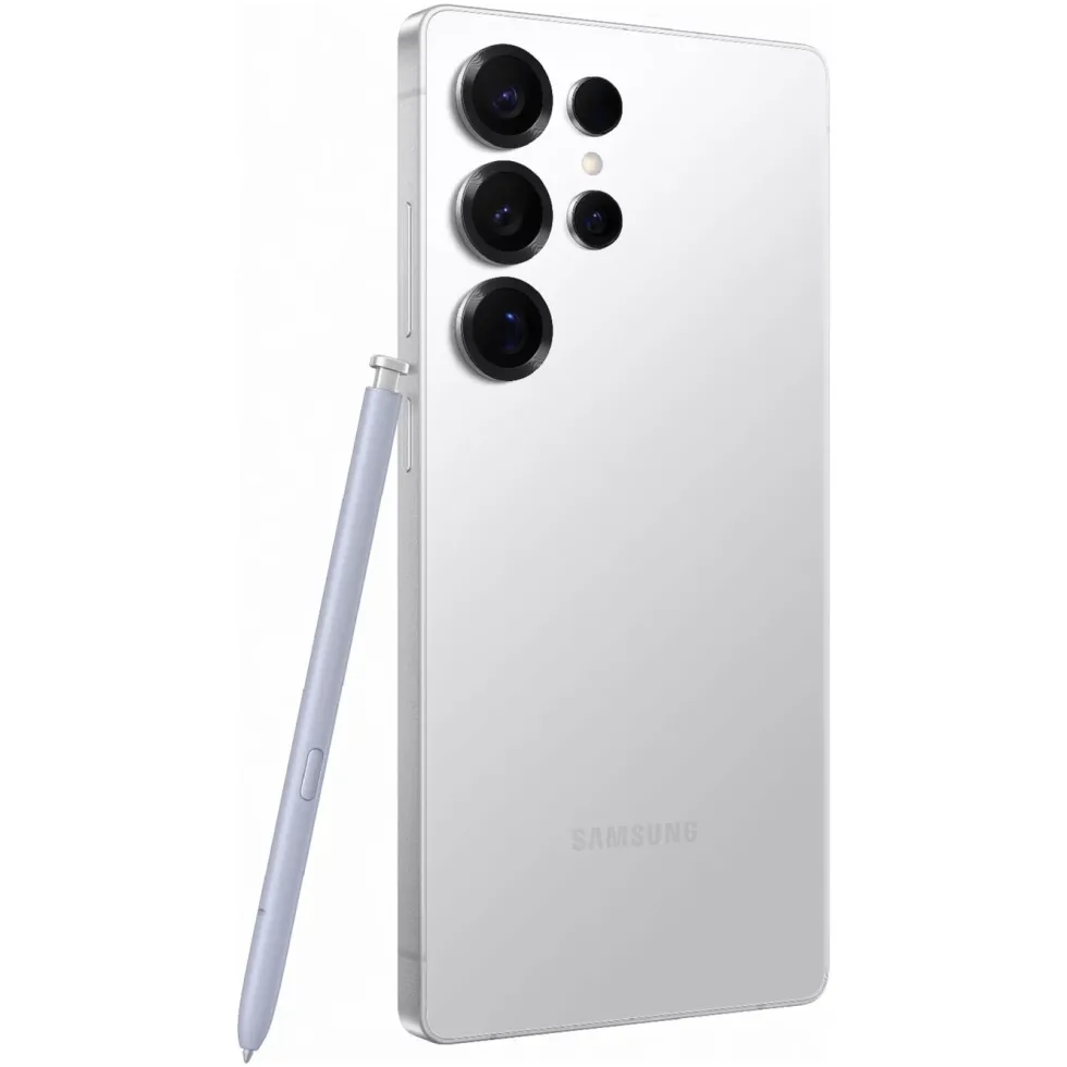 Samsung Galaxy S25 Ultra 256 GB Titan-sølvhvit