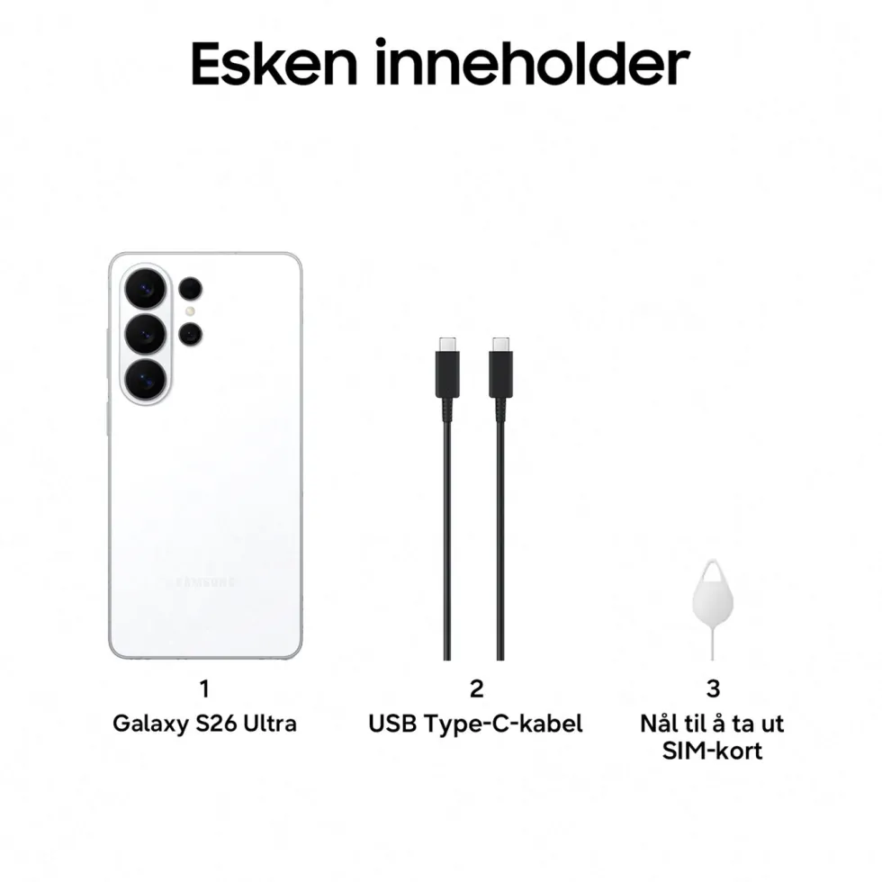 Samsung Galaxy S26 Ultra 1TB White