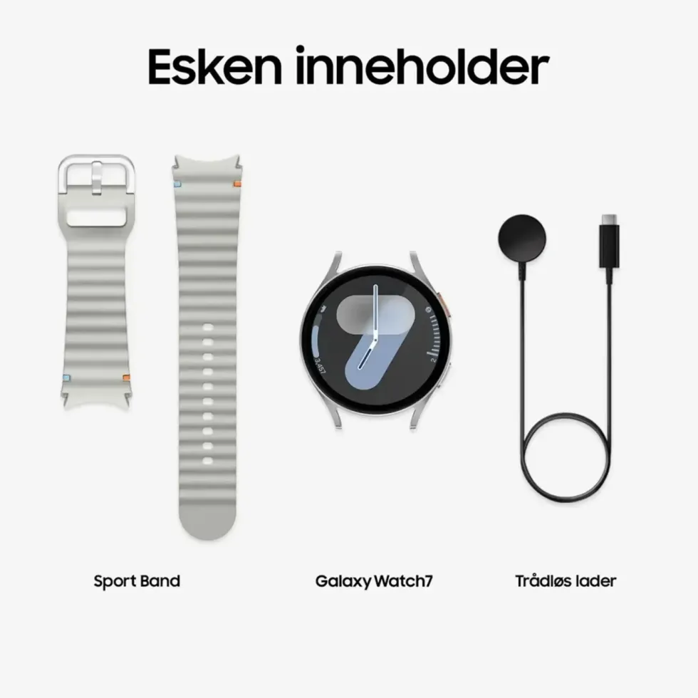 Samsung Galaxy Watch7 44 mm Bluetooth Sølv